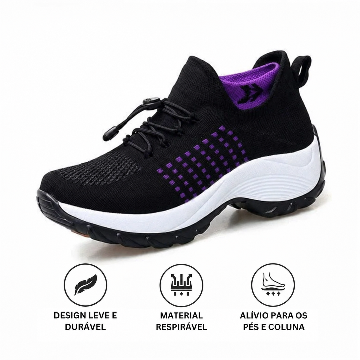 Tênis Ortopédico Feminino OrtoFlex Pro